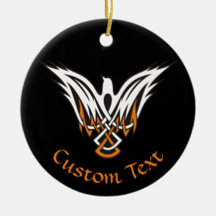 Ornamento cerámico de aves celtas