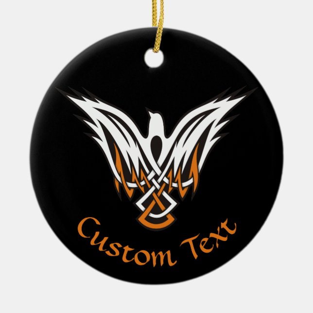 Ornamento cerámico de aves celtas (Frente)