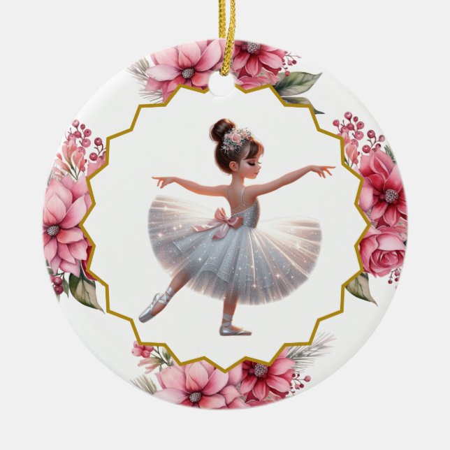 Ornamento cerámico de Ballerina (Frente)