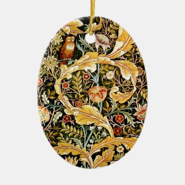 Ornamento cerámico de búho (Frente)