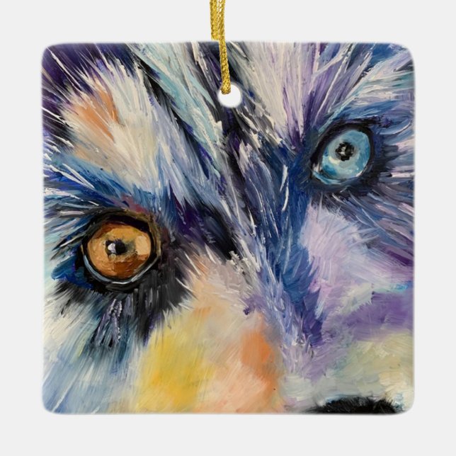 Ornamento cerámico de Color_Alaskan (Anverso)