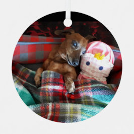 Ornamento cerámico de Dachshund