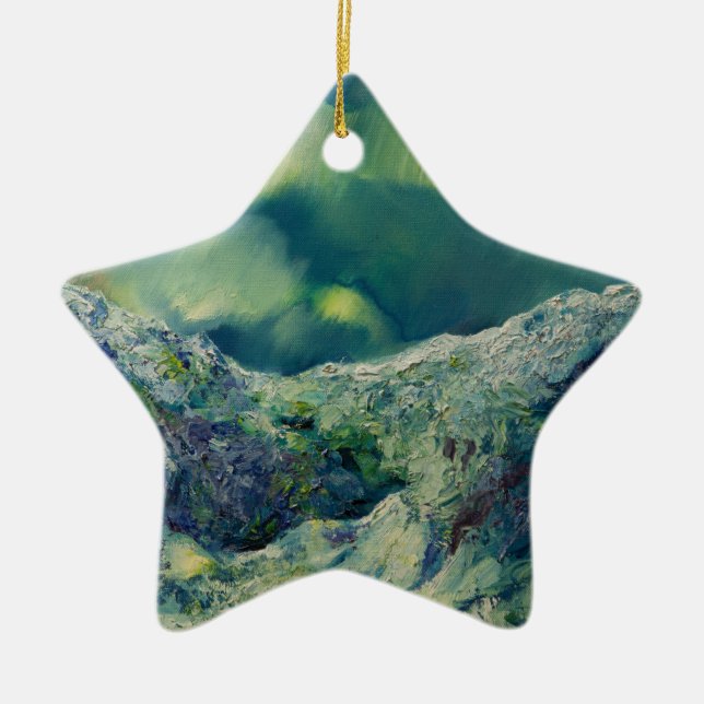 Ornamento cerámico de danza de Borealis (Frente)