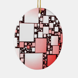 Ornamento cerámico de danza de la Plaza Roja y Bla