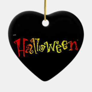 Ornamento cerámico de Halloween