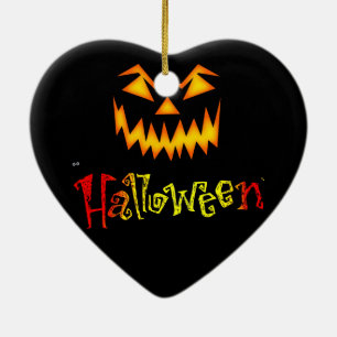 Ornamento cerámico de Halloween