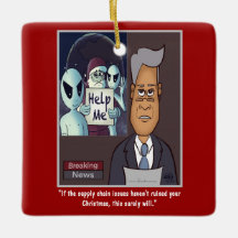 Ornamento cerámico de la cadena de suministro