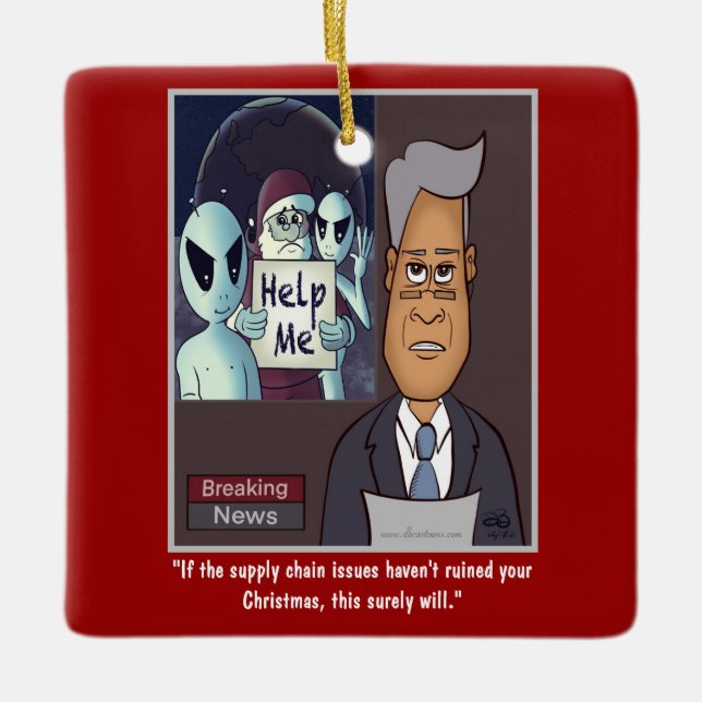 Ornamento cerámico de la cadena de suministro (Anverso)