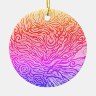 Ornamento cerámico de Lionfish - arte de NessieYar