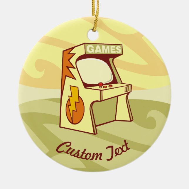 Ornamento cerámico de máquinas de arcade (Frente)