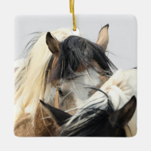 Ornamento cerámico de McCullough Peaks Traveler