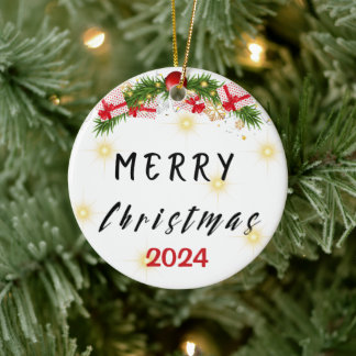 Ornamento cerámico de navidad