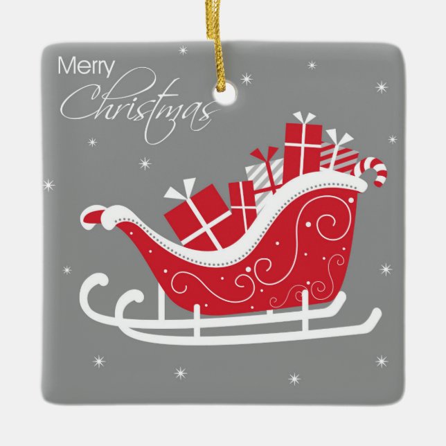 Ornamento cerámico de navidad (Anverso)
