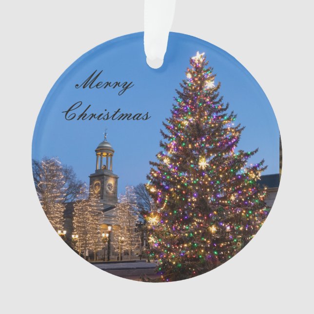 Ornamento cerámico de Quincy Center (Anverso)