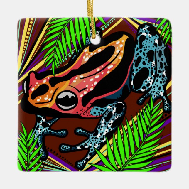 Ornamento cerámico de rana (Anverso)