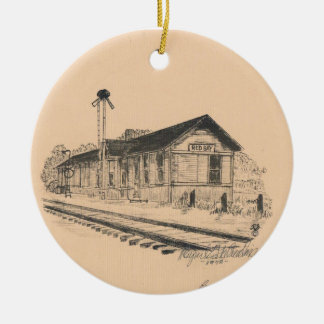 Ornamento cerámico de Red Bay Depot