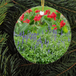 Ornamento cerámico de redondeo fotográfico persona