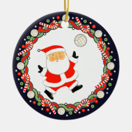 Ornamento cerámico de regalo de vacaciones de vole