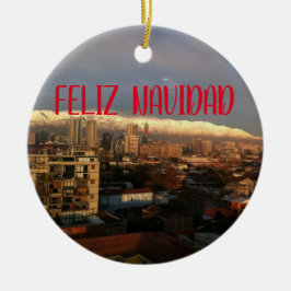 Ornamento cerámico de Santiago de Chile