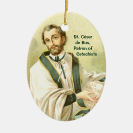 Ornamento cerámico de St. César de Bus (SLE 001)