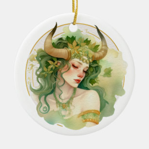 Ornamento cerámico de Taurus