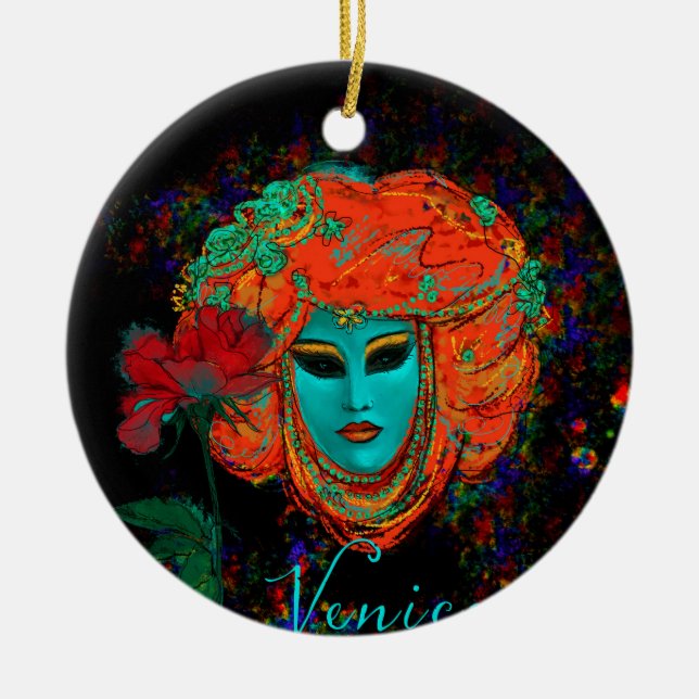 Ornamento cerámico de Venecia (Frente)