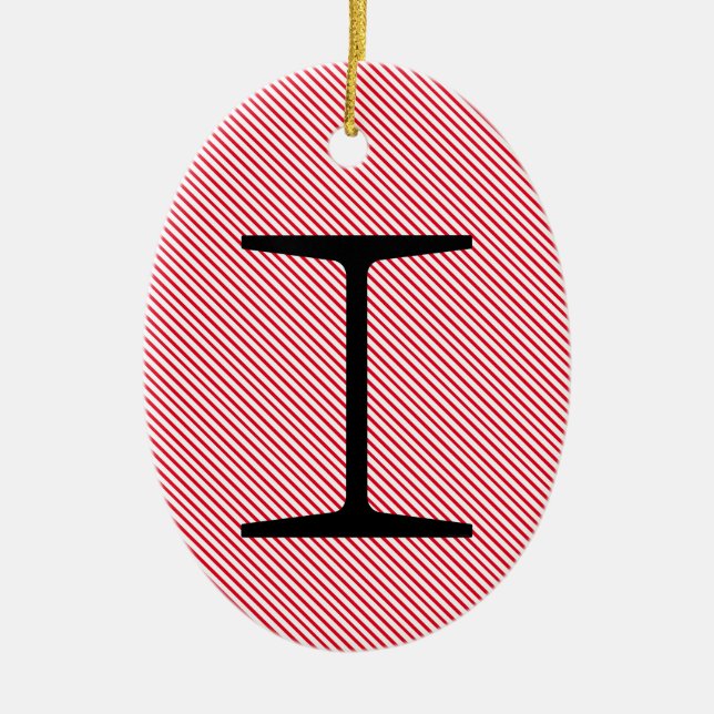 Ornamento cerámico de viga de acero (Frente)