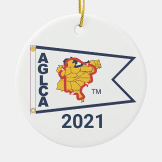 Ornamento cerámico de White Burgee (2021)