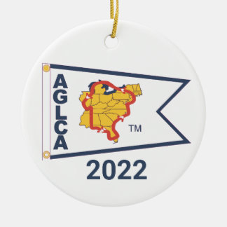 Ornamento cerámico de White Burgee (2022)