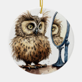 Ornamento cerámico del Día del Pelo Malo