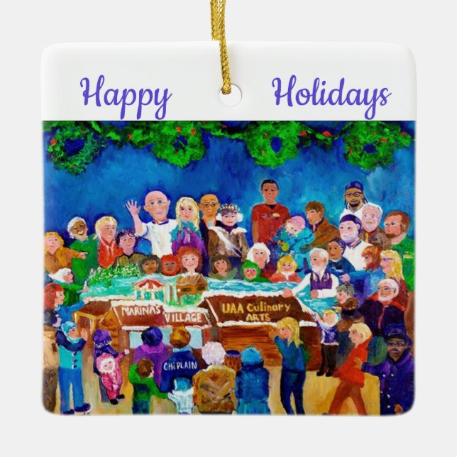 Ornamento cerámico del legado de Joe (Anverso)