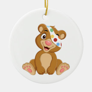 Ornamento cerámico del oso del Tesco Pudsey