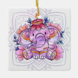 Ornamento cerámico Diwali