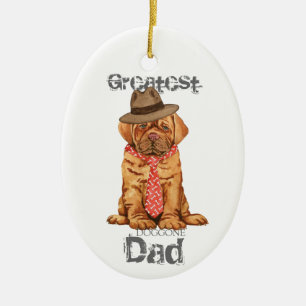 Ornamento cerámico Dogue de Bordeaux Dad