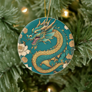 Ornamento cerámico Dragon
