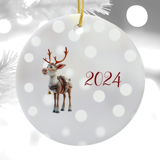 Ornamento cerámico Elf de Navidades de renos orgul (Subido por el creador)