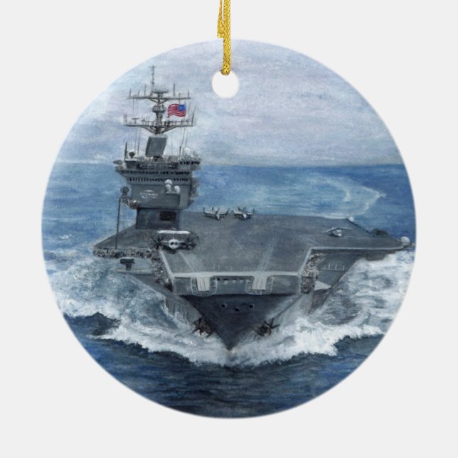 Ornamento cerámico empresarial de USS (Atrás)