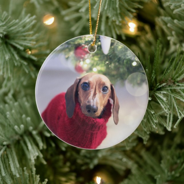 Ornamento cerámico en memoria de perros (Árbol)