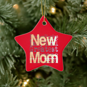 Ornamento cerámico Extraordinario de nueva mamá