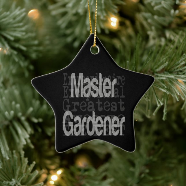 Ornamento cerámico Extraordinario Master Gardener (Árbol)