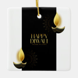 Ornamento cerámico feliz Diwali