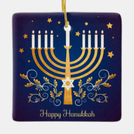 Ornamento cerámico Hanukkah