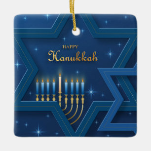 Ornamento cerámico Hanukkah