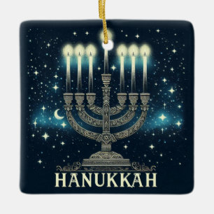 Ornamento cerámico Hanukkah