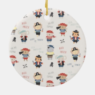 Ornamento cerámico infantil Fiesta Pirata