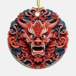 Ornamento cerámico japonés Oni