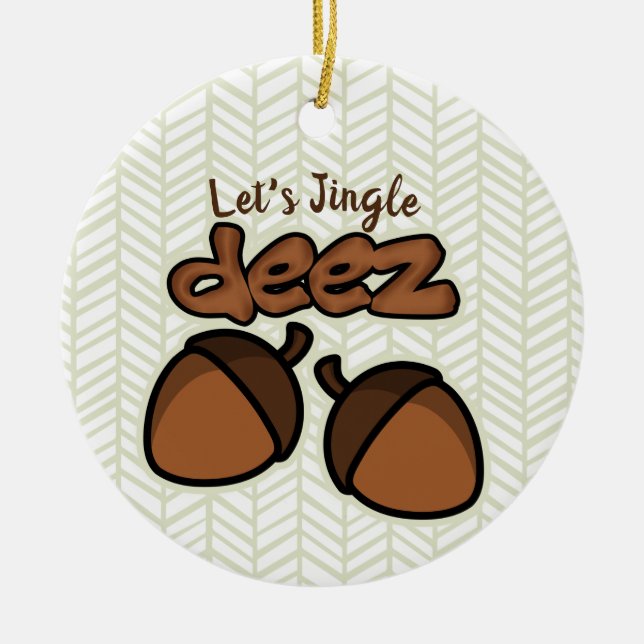 Ornamento cerámico Jingle Deez (Frente)