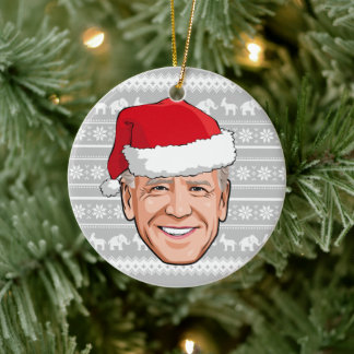 Ornamento cerámico Joe Biden Holiday