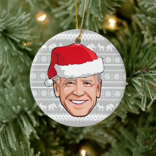 Ornamento cerámico Joe Biden Holiday (Árbol)