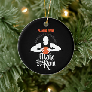 Ornamento cerámico Make It Rain (Baloncesto)
